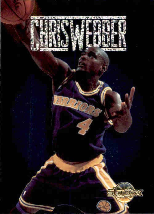 Chris Webber, Center Stage, 1994-95 Skybox Basketball NBA