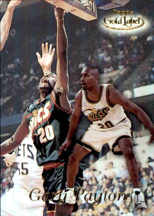 Gary Payton, Class 1, 1998-99 Topps Gold Label Basketball NBA