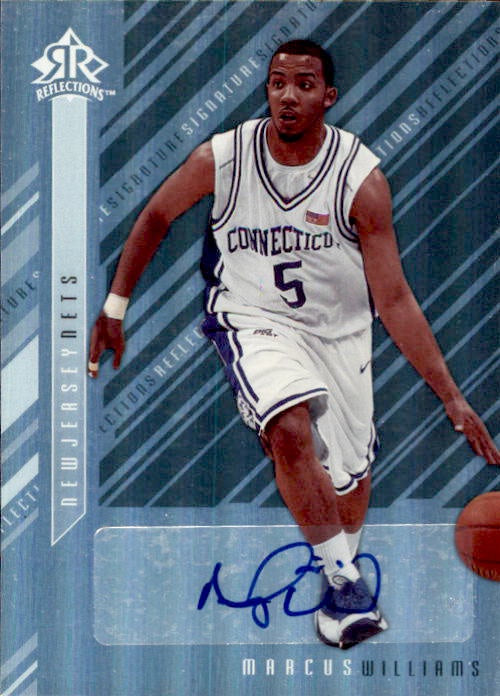 Marcus Williams, Reflections Signature, 2006-07 UD NBA Reflections Basketball