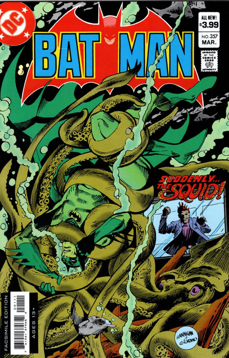 Batman #357 Facsimile (2023) Comic