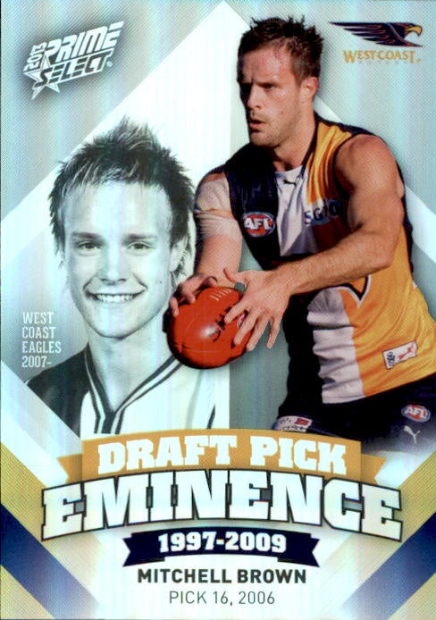 Mitchell Brown, Draft Pick Eminence, 2013 Select AFL Prime