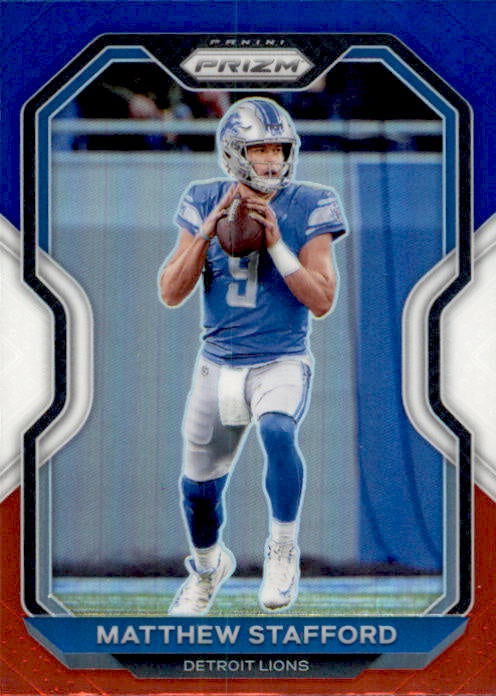 Matthew Stafford, Red White Blue Prizm, 2020 Panini Prizm Football NFL