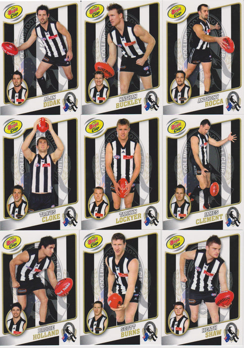 2007 Collingwood Magpies Bega Cup Player Set
