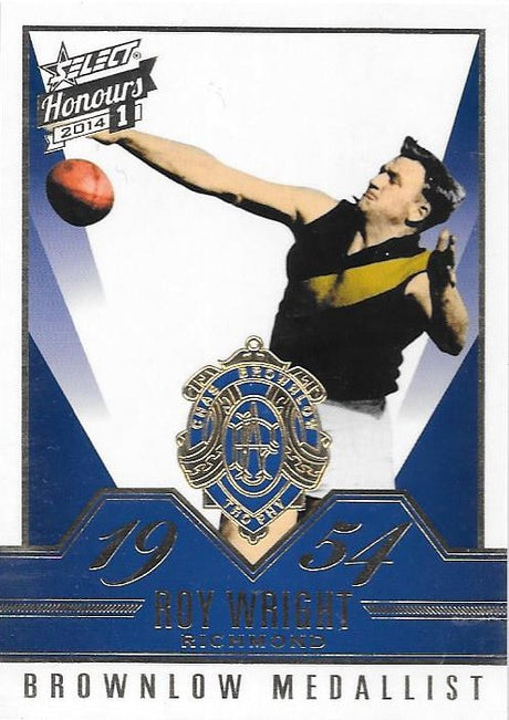 Roy Wright, Brownlow Gallery, 2014 Select AFL Honours 1