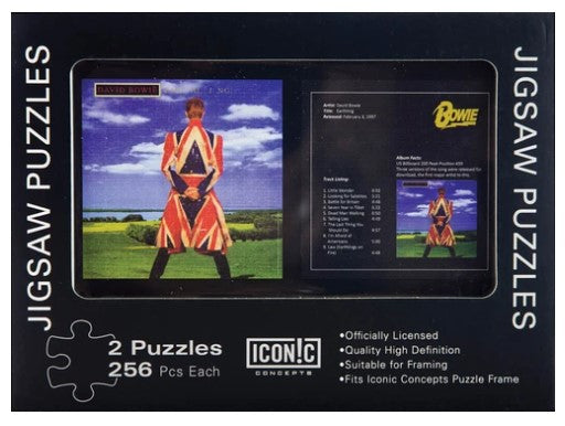 David Bowie 2x 256 Piece 3D Jigsaw Puzzle