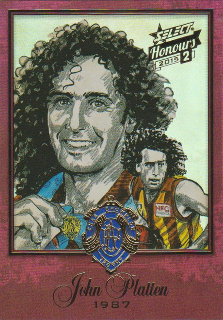John Platten, Brownlow Sketch, 2014 Select AFL Honours 2