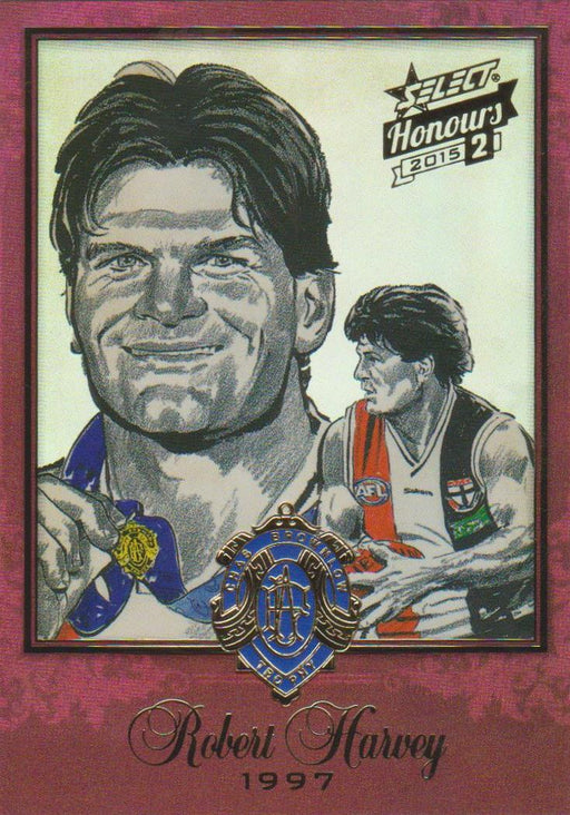 Robert Harvey, Brownlow Sketch, 2014 Select AFL Honours 2