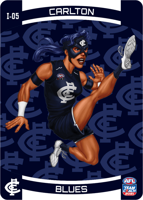Carlton Blues Mascot, Mascot, 3D Icons, 2021 Teamcoach AFL