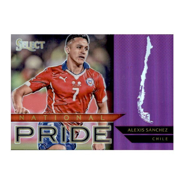 Alexis Sanchez. National Pride Purple Prizm, 2015-16 Panini Select Soccer