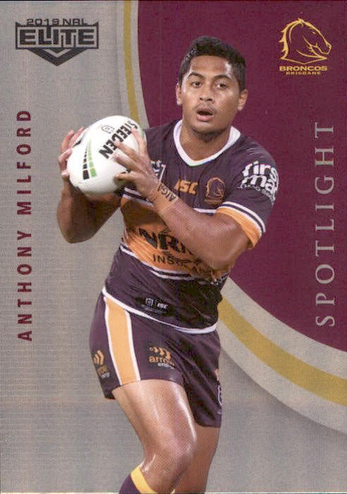 Anthony Milford, Spotlight, 2019 TLA Elite NRL