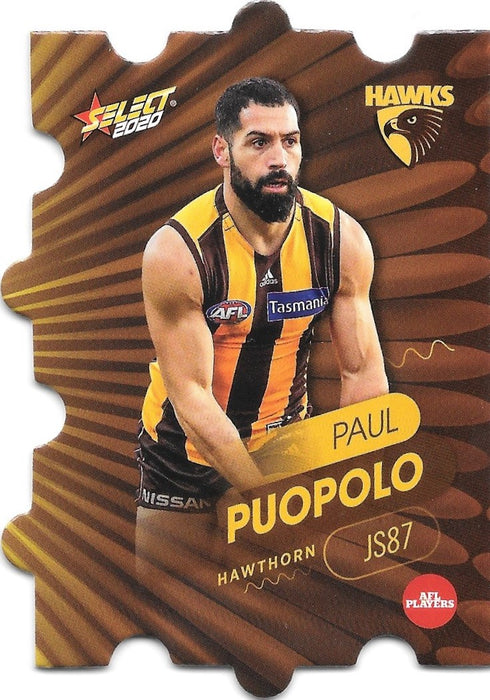 JS87 Paul Puopolo, Jigsaw, 2020 Select AFL Footy Stars