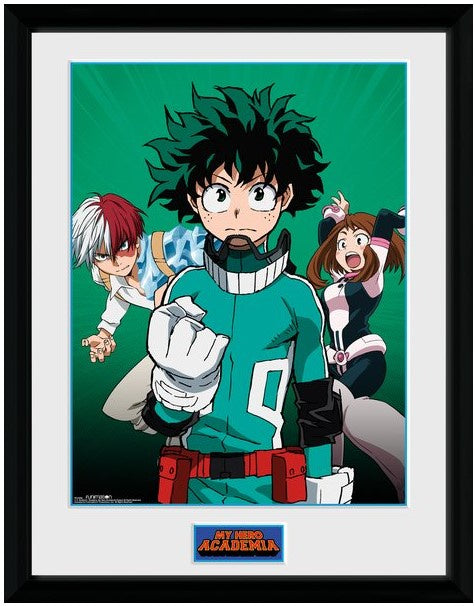 MY HERO ACADEMIA Trio Heroes Framed Print