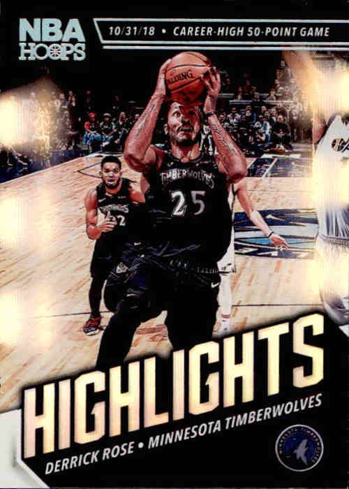 Derrick Rose, Highlights, 2019-20 Panini Hoops Basketball NBA