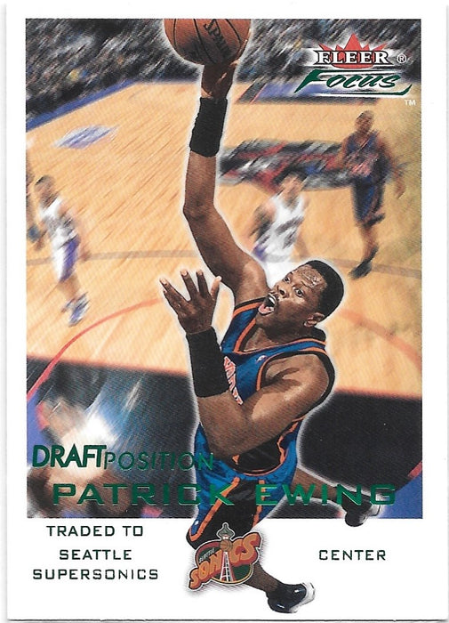Patrick Ewing, Emerald Draft Position, 2000-01 Fleer Focus Basketball NBA