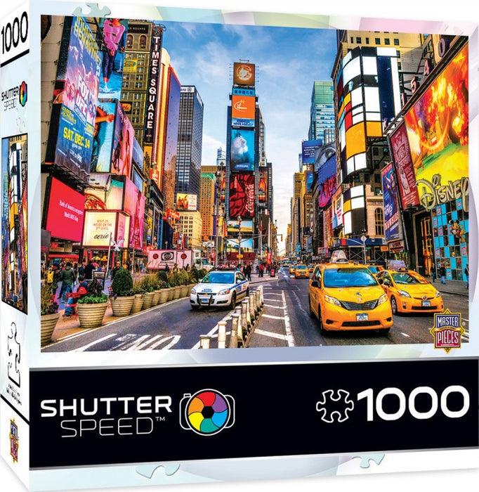Masterpieces Puzzle Shutter Speed New York Times Square, 1,000 pieces Jigsaw Puzzle