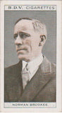 Norman Brookes & P A Pavey, 1933 BDV Cigarettes