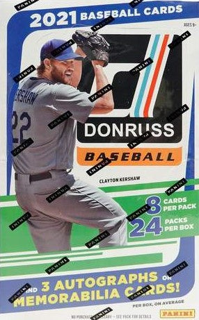 2021 Panini Donruss Baseball Hobby box