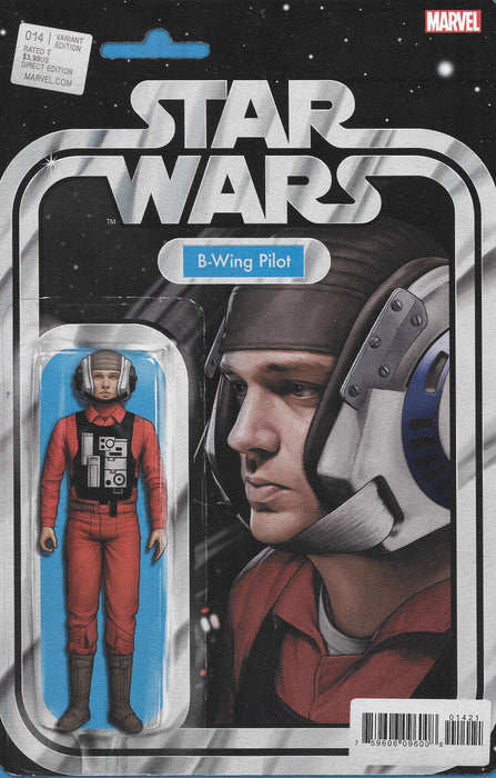 Star Wars #14 Comic Carded B-Wing Pilot Variant