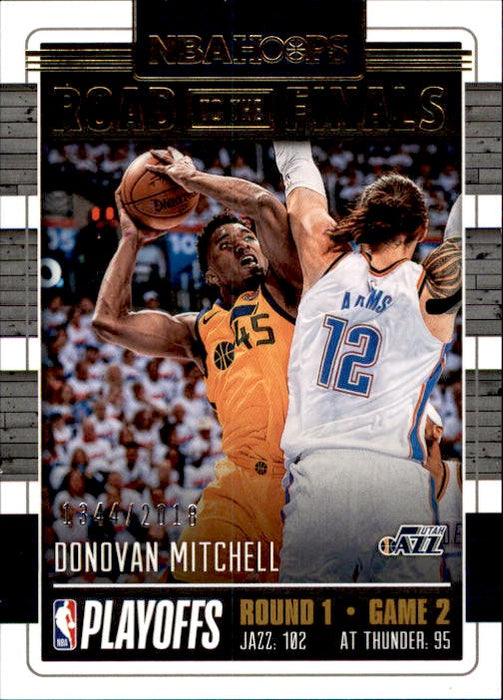 Donovan Mitchell, Road to the Finals, 2018-19 Panini Hoops Basketball NBA