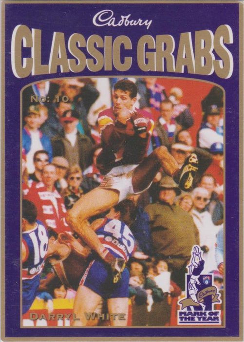 Darryl White, Cadbury Classic Grabs, 1998 Select AFL