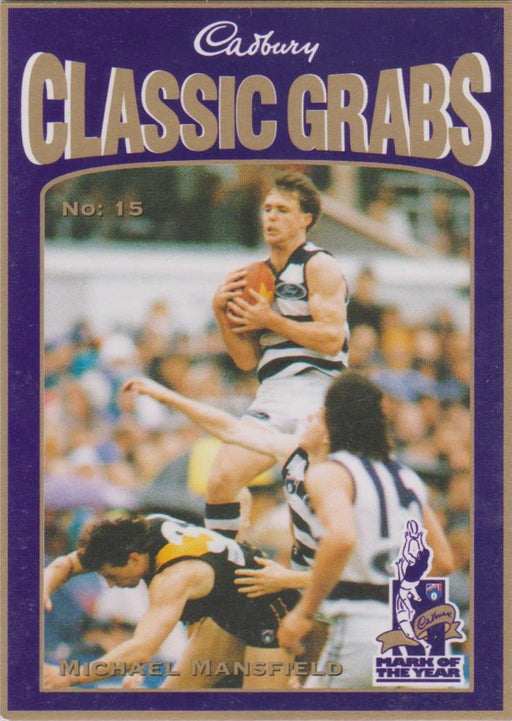 Michael Mansfield, Cadbury Classic Grabs, 1998 Select AFL