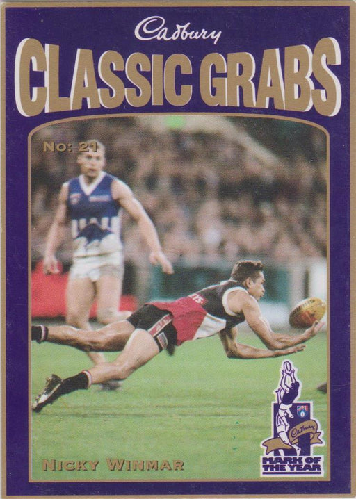 Nicky Winmar, Cadbury Classic Grabs, 1998 Select AFL