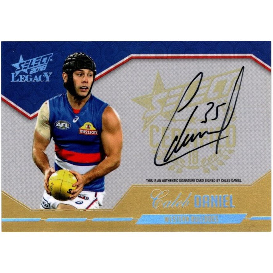 Caleb Daniel, Certified Signature, 2018 Select AFL Legacy