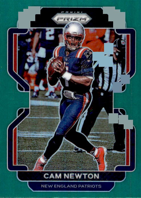Cam Newton, Green Prizm, 2021 Panini Prizm Football NFL