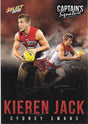 Kieren Jack, Foil Captains Signature, 2015 Select AFL Digital Series