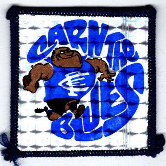 Carlton 'Carn The Blues' Vintage Reflective Sew On