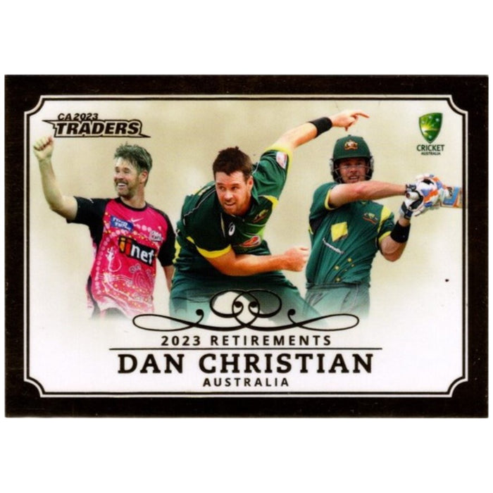 Dan Christian, Retirements Case Card, 2023-24 TLA Traders Cricket