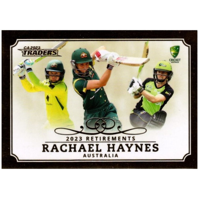 Rachael Haynes, Retirements Case Card, 2023-24 TLA Traders Cricket