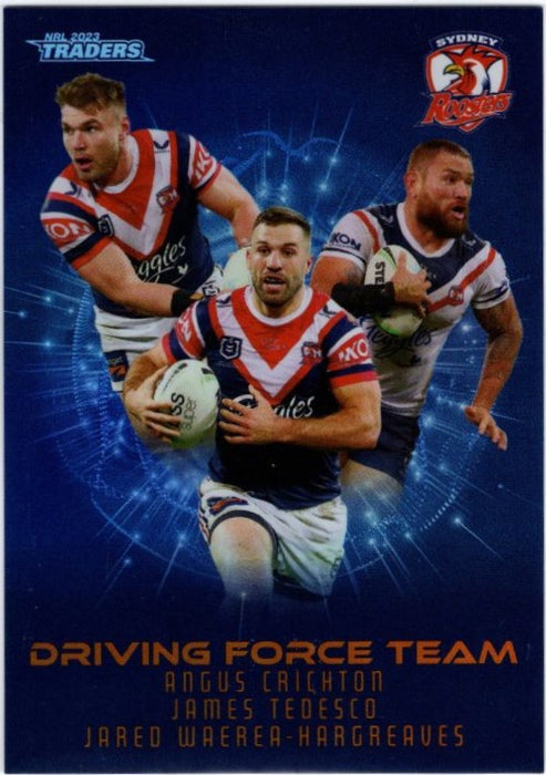Sydney Roosters, Driving Force Team Case Card, 2023 TLA Traders NRL