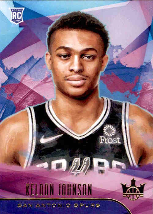 Keldon Johnson, RC, 2019-20 Panini Court Kings Basketball NBA
