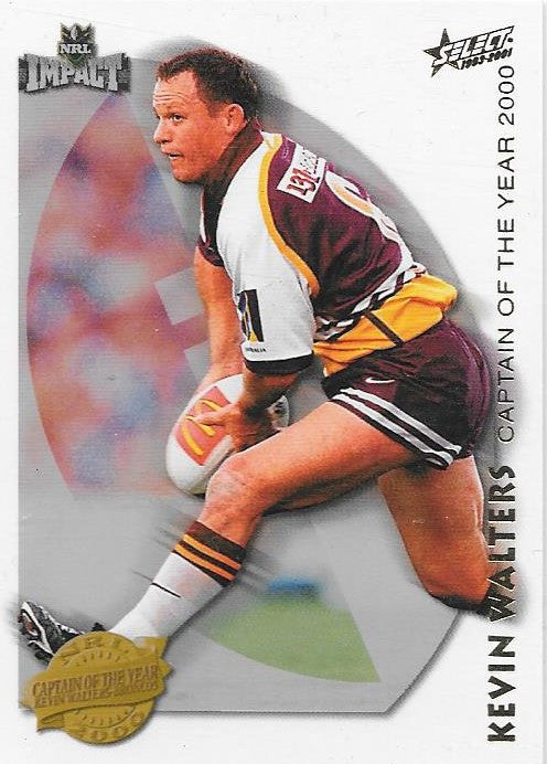 Kevin Walters, Award Winner, 2001 Select NRL Impact