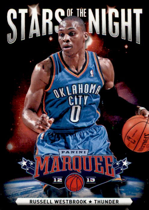 Russell Westbrook, Stars of the Night, 2012-13 Panini Marquee Basketball NBA