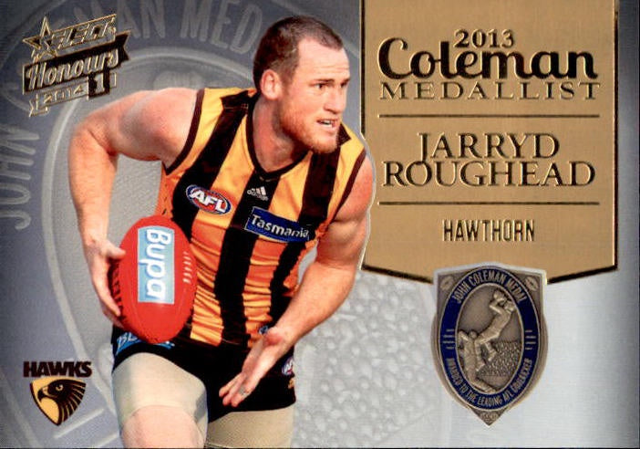 Jarryd Roughead, Coleman Medallist Card, 2014 Select AFL Honours 1