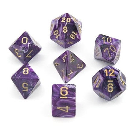 CHX 27437 Vortex Purple/gold 7-Die Set