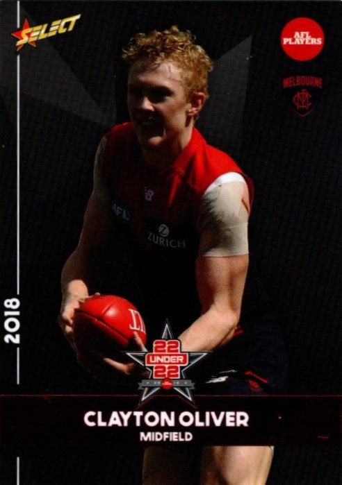 Clayton Oliver, 2018 Select AFL Under 22