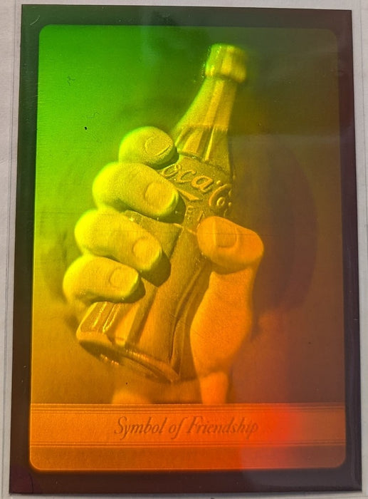 Symbol of Friendship, 3D Hologram, 1995 Collect-a-Card Super Premium Coca-Cola