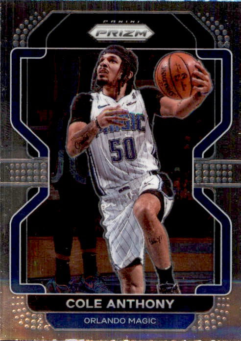 Cole Anthony, Base card, 2021-22 Panini Prizm Basketball NBA
