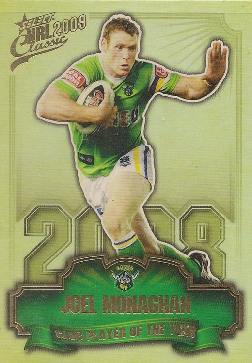 Joel Monaghan, Club Player of the Year, 2009 Select NRL Classic