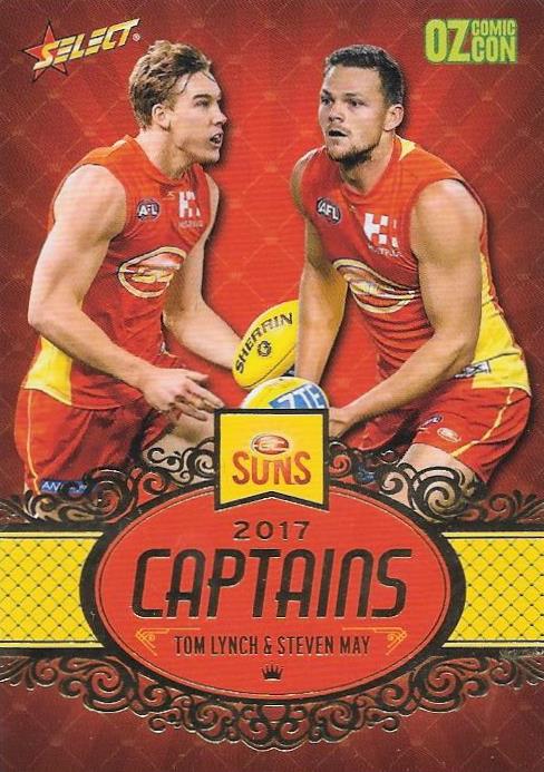 Tom Lynch & Steven May, Captains, Oz Comic Con, 2017 Select AFL