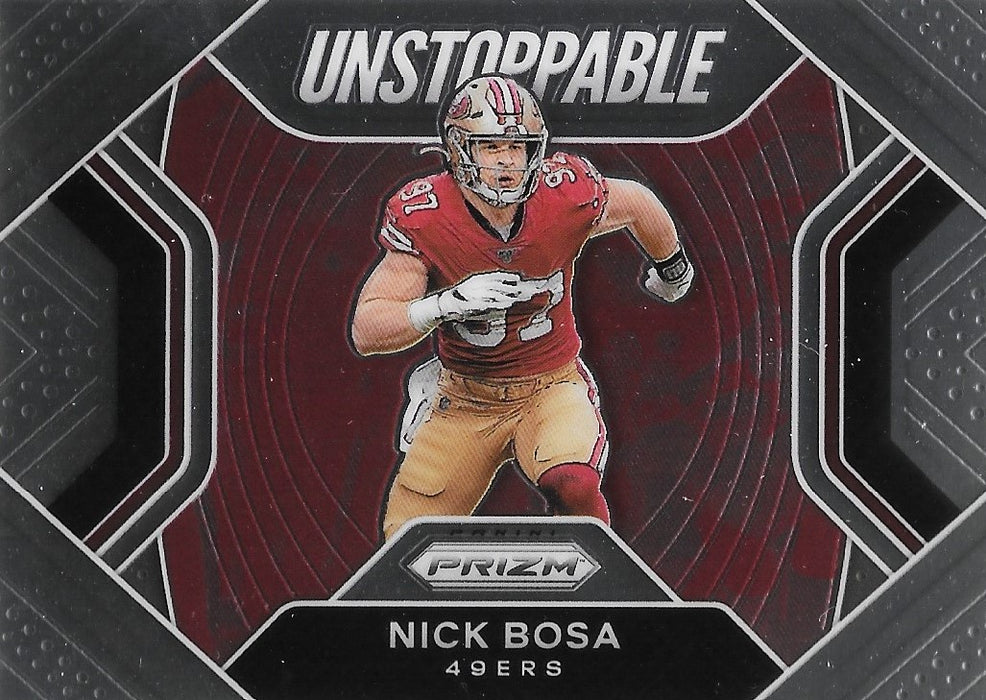 Nick Bosa, Unstoppable, 2020 Panini Prizm Football NFL