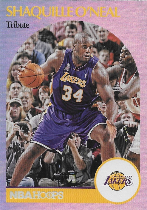 Shaquille O'Neal, Tribute, Silver Foil, 2020-21 Panini Hoops Basketball NBA