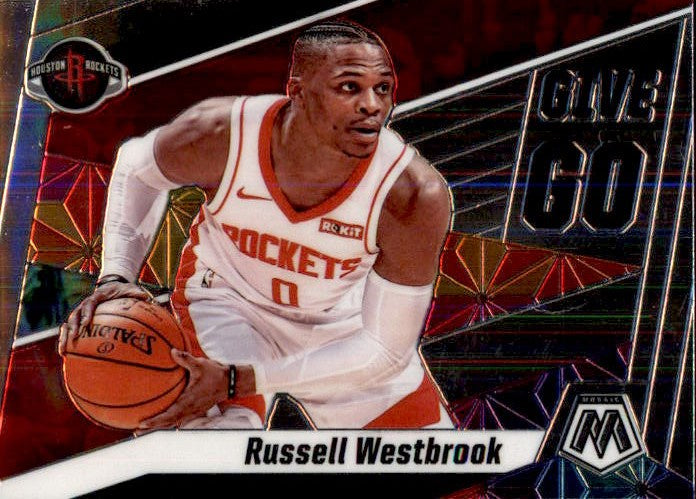 Russell Westbrook, Give and Go, 2019-20 Panini Mosaic Basketball NBA