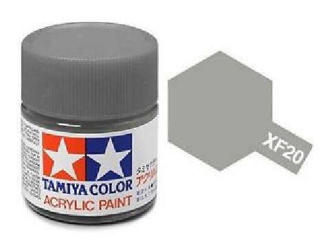 TAMIYA ACRYLIC MINI XF-20 MEDIUM GREY 10ml