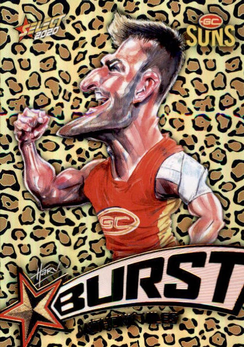 Anthony Miles, Leopard Starburst, 2020 Select AFL Footy Stars