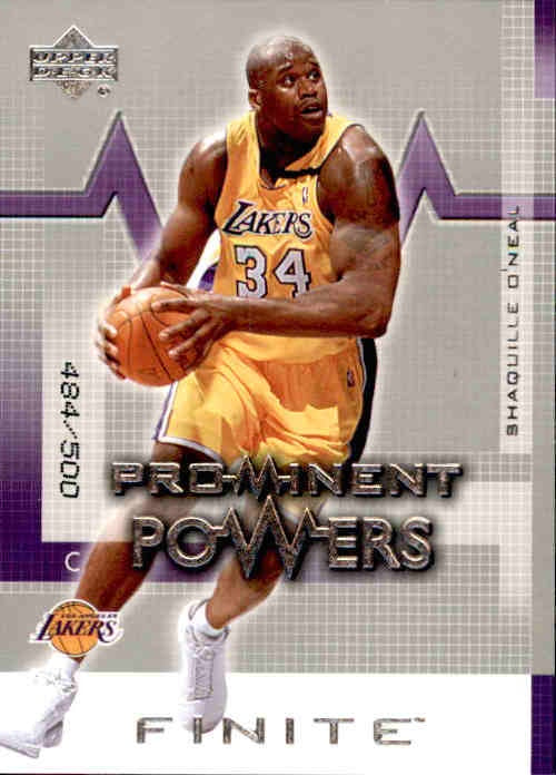 Shaquille O'Neal, Prominent Powers, 2002-03 UD Finite Basketball NBA