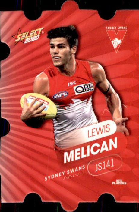 JS141 Lewis Melican, Jigsaw, 2020 Select AFL Footy Stars
